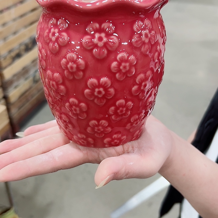 有孔.凑满10元发货多肉陶瓷花盆！