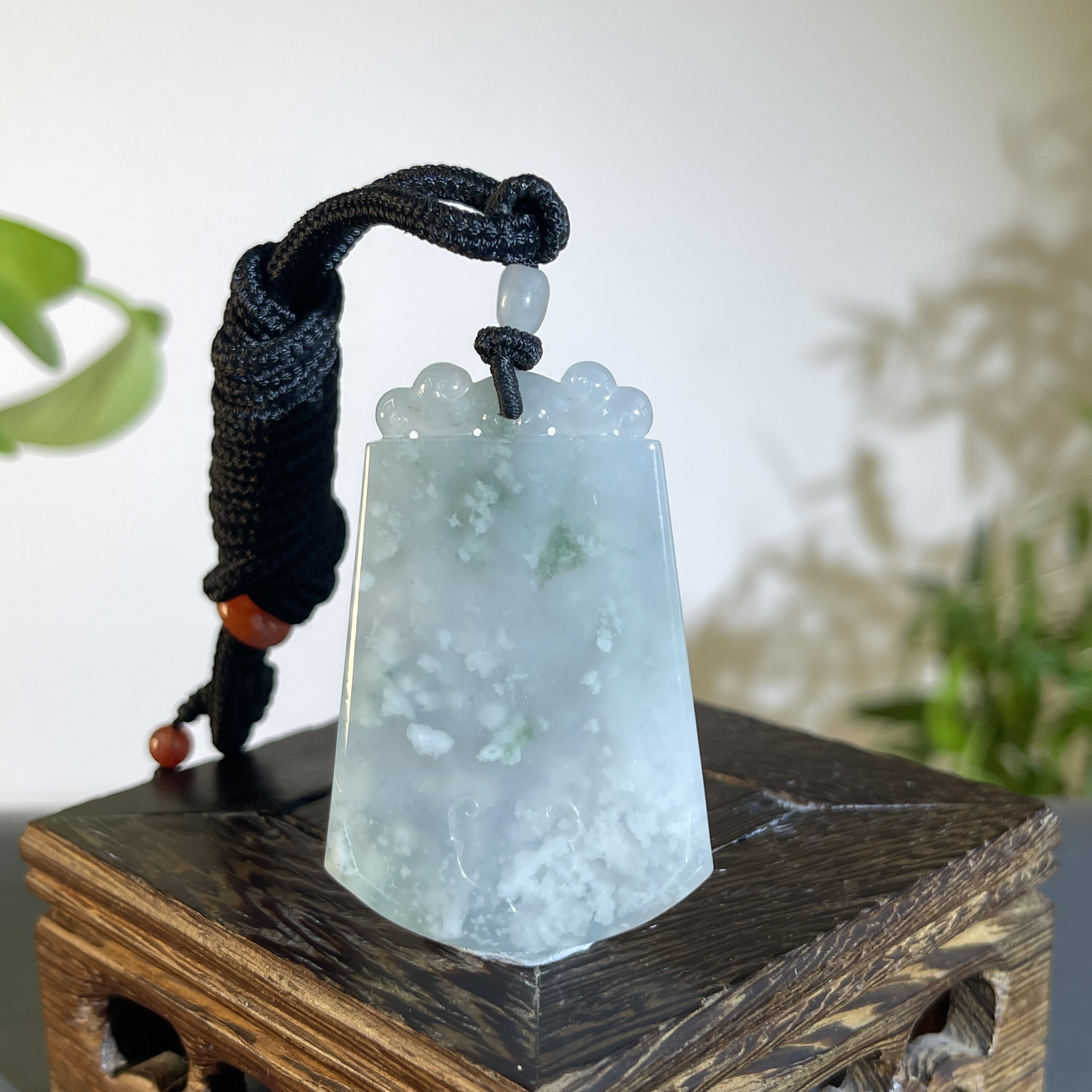 JCB12-149   天然缅甸A货翡翠   仿古牌