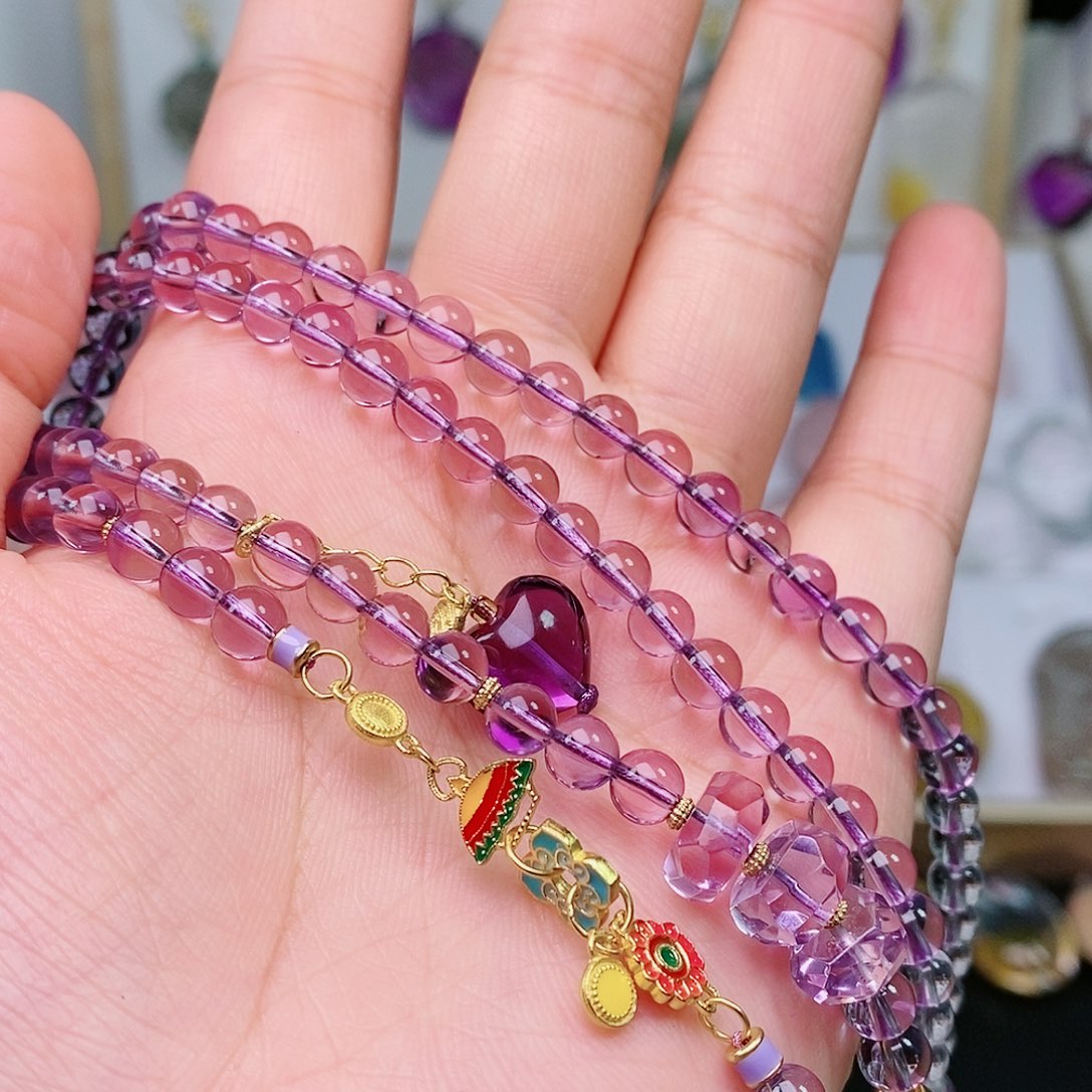 水晶吊坠(赠链)未镶嵌小*