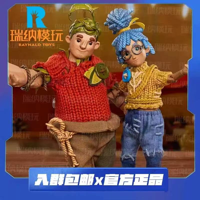 现货泡泡玛特 1/12 共鸣GONG 双人成行 小梅科迪可动人偶手办