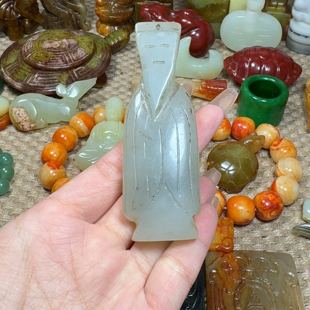 吊坠白玉菩提挂件