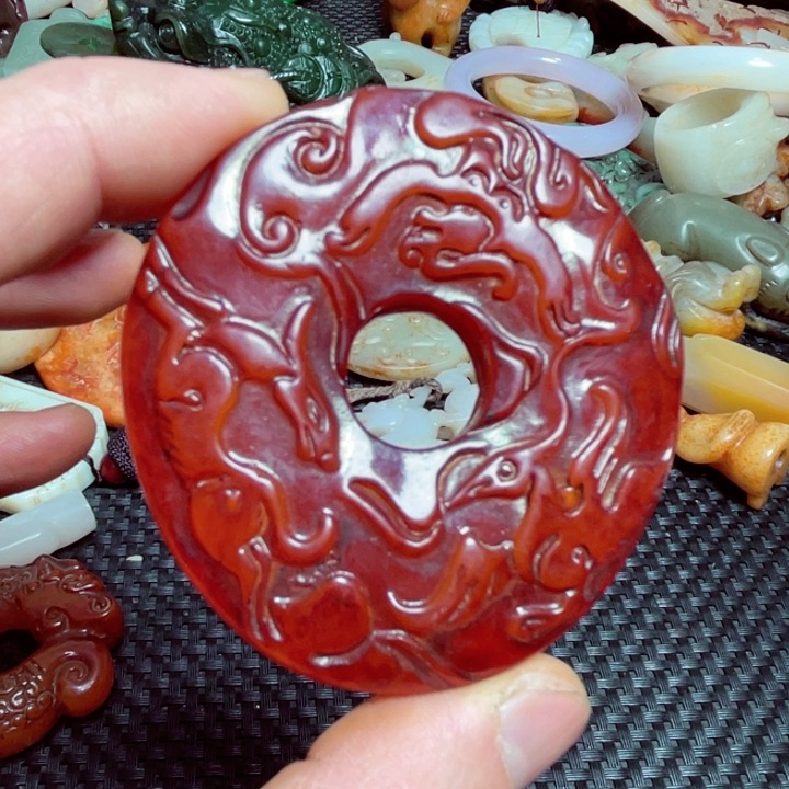 滴血莲花菩提把件