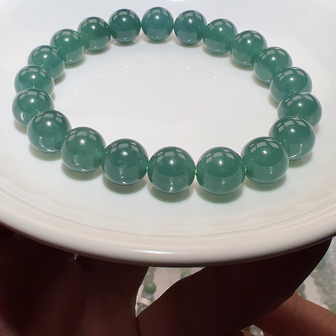 翡翠手链未镶嵌天然翡翠