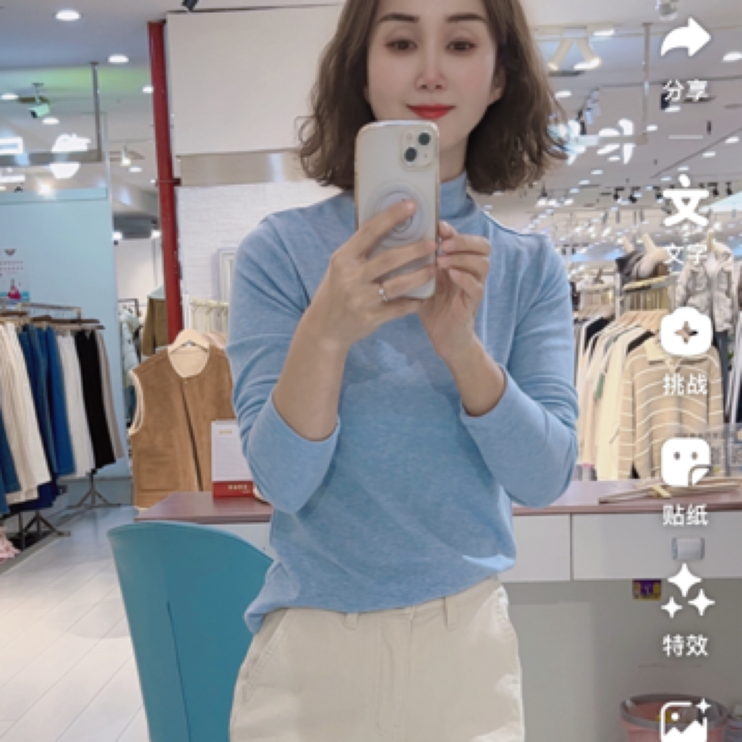 韩国纯棉高端打底衫