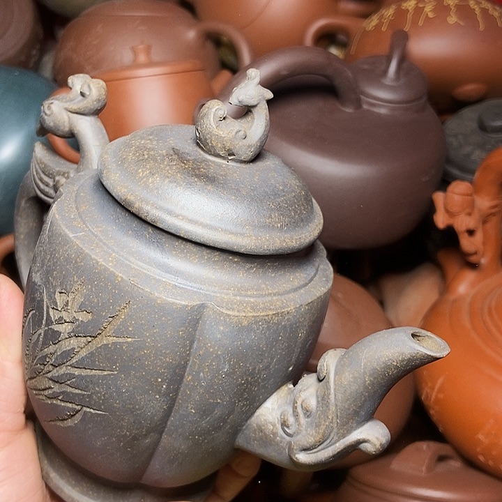 全手工制作宜兴紫砂茶壶