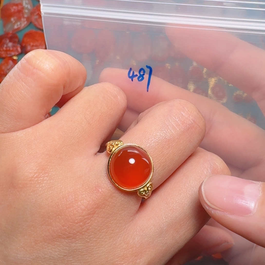 南红玛瑙南红玛瑙银S925镶嵌