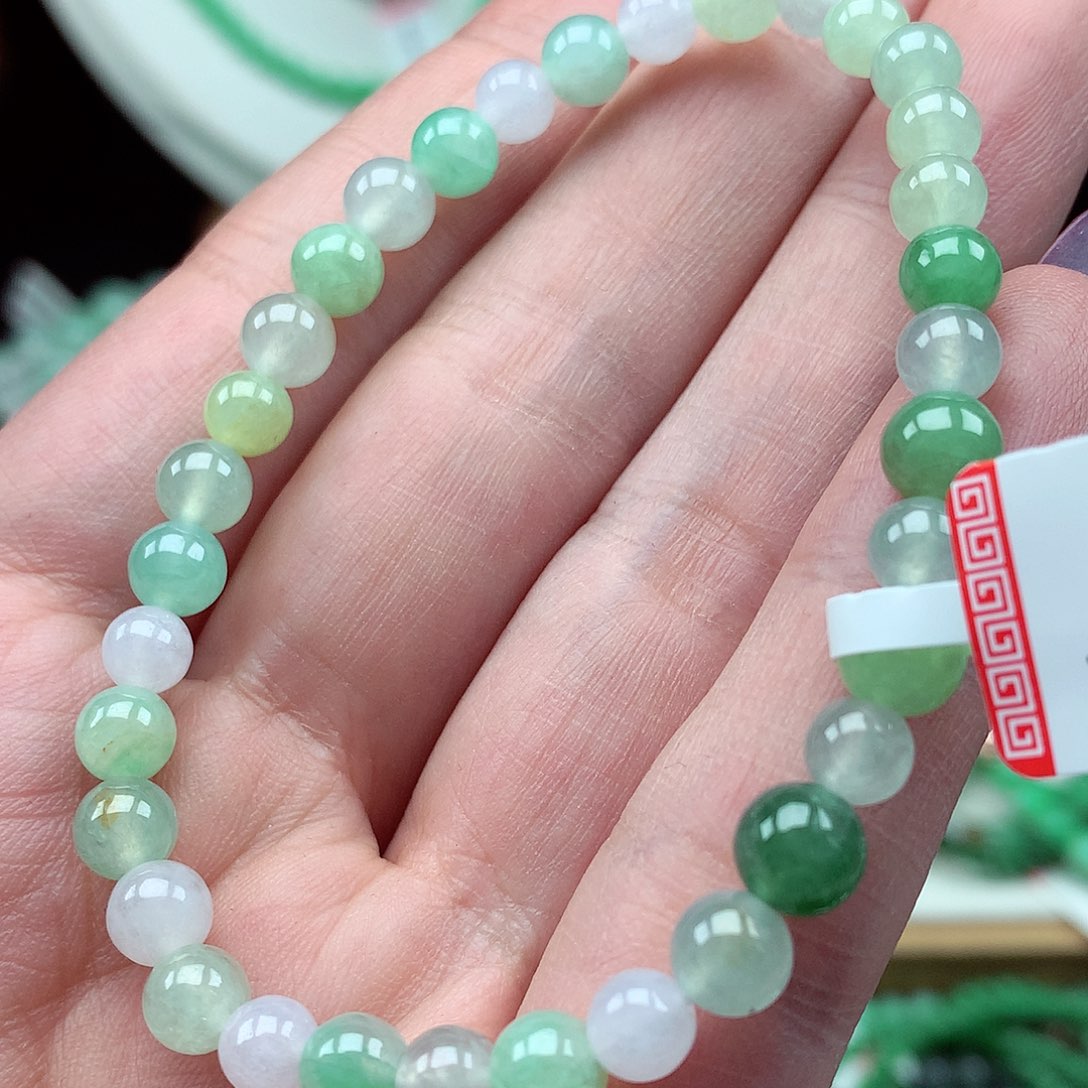 翡翠未镶嵌项链翡翠