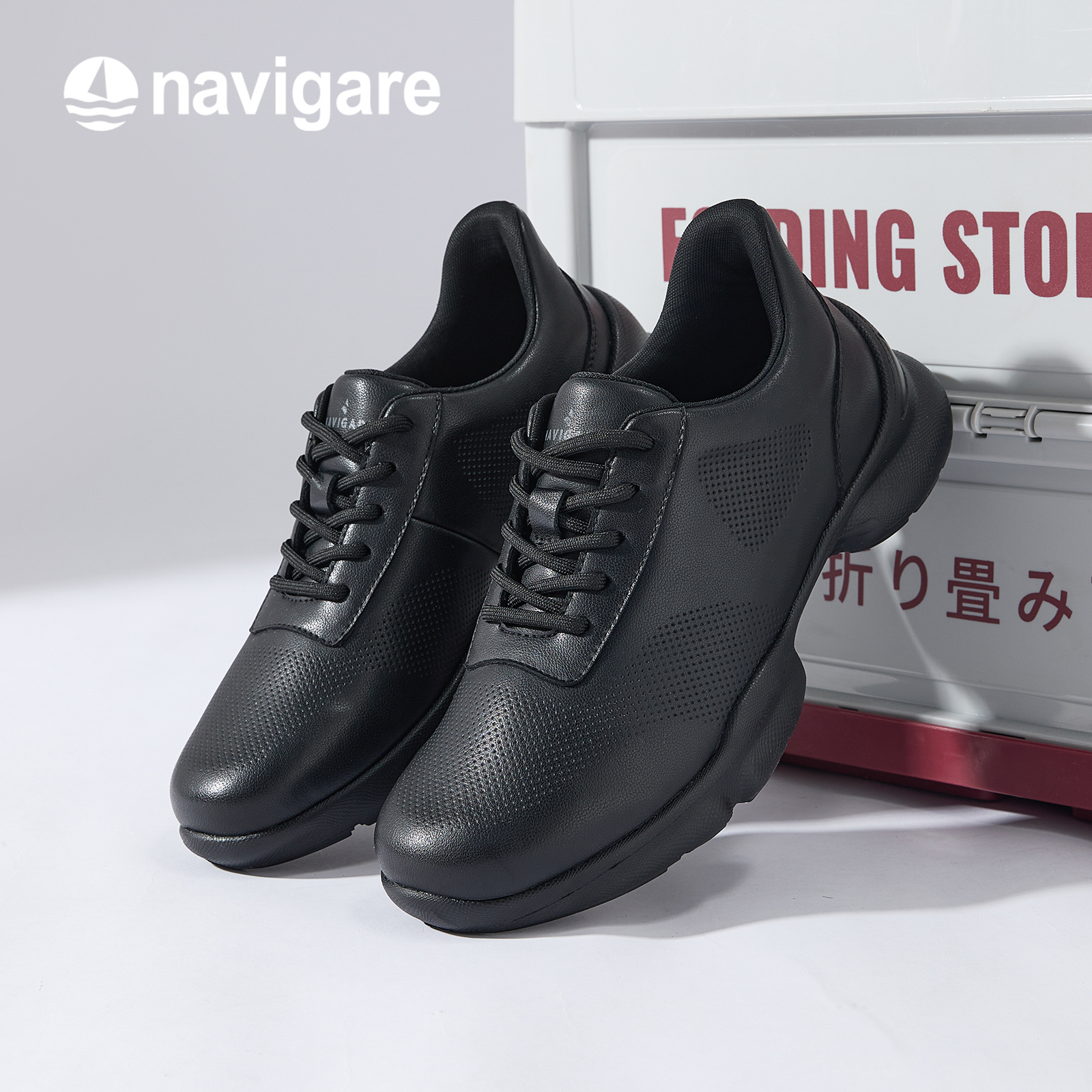 Navigare意大利小帆船男鞋休闲鞋简约百搭男鞋透气休闲皮鞋