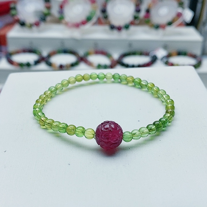 碧玺手链未镶嵌12号