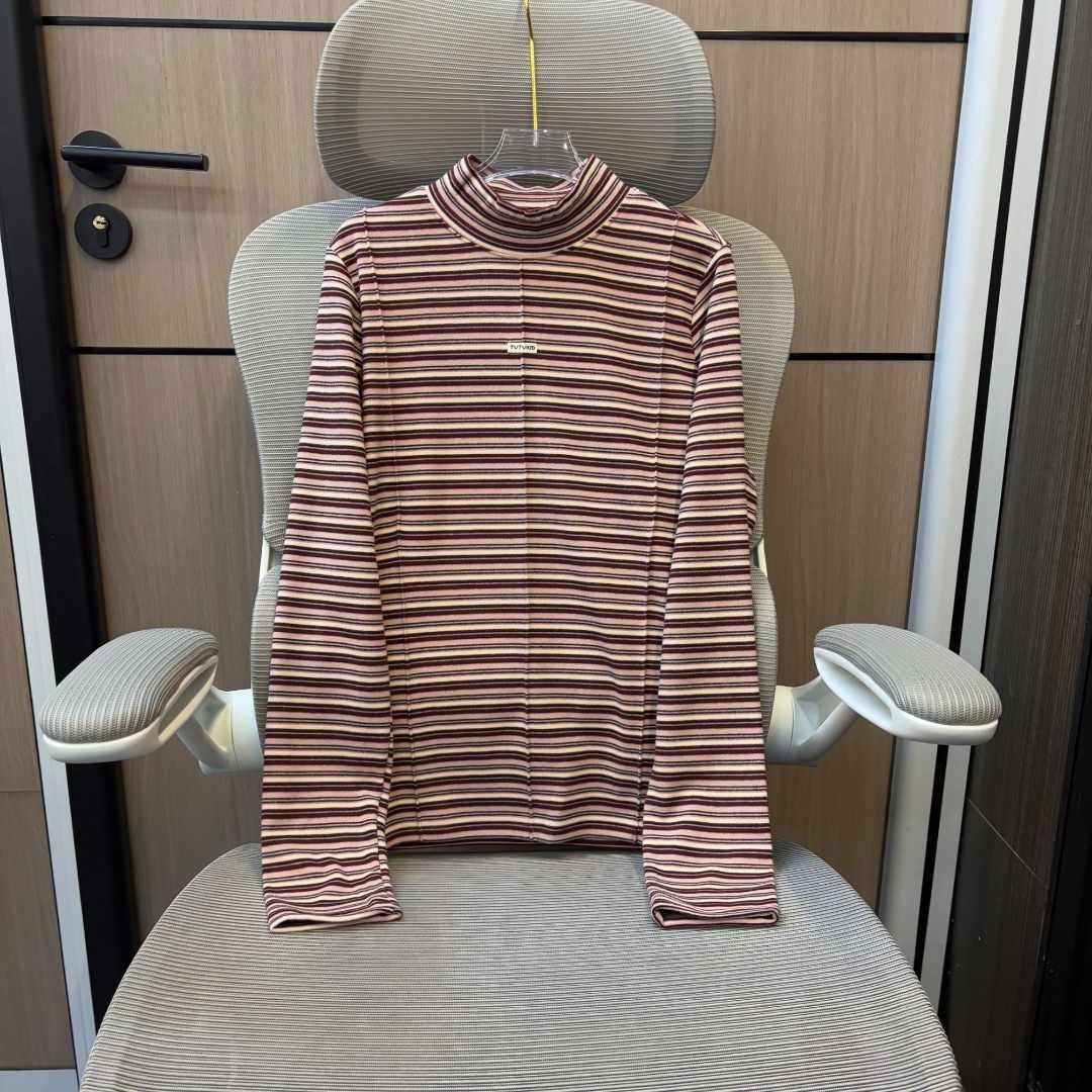 【清货】冬款韩版简约条纹绒面冬季女童打底衫 F231 231 H