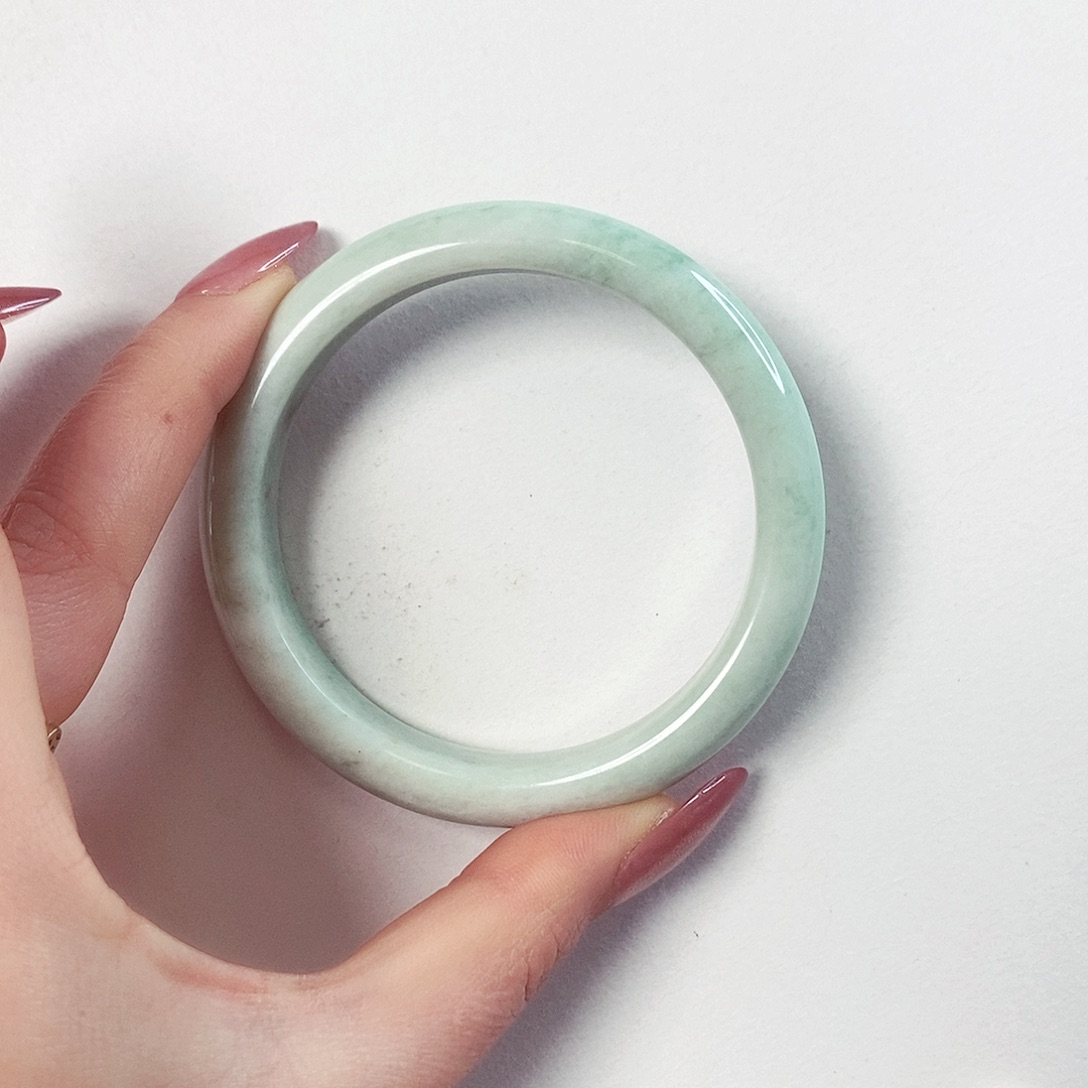 蓝田玉（蛇纹石化大理石玉）手镯未镶嵌