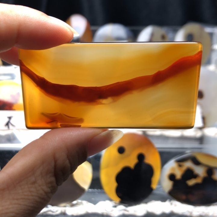 合金玛瑙/玉髓珠宝奇石175