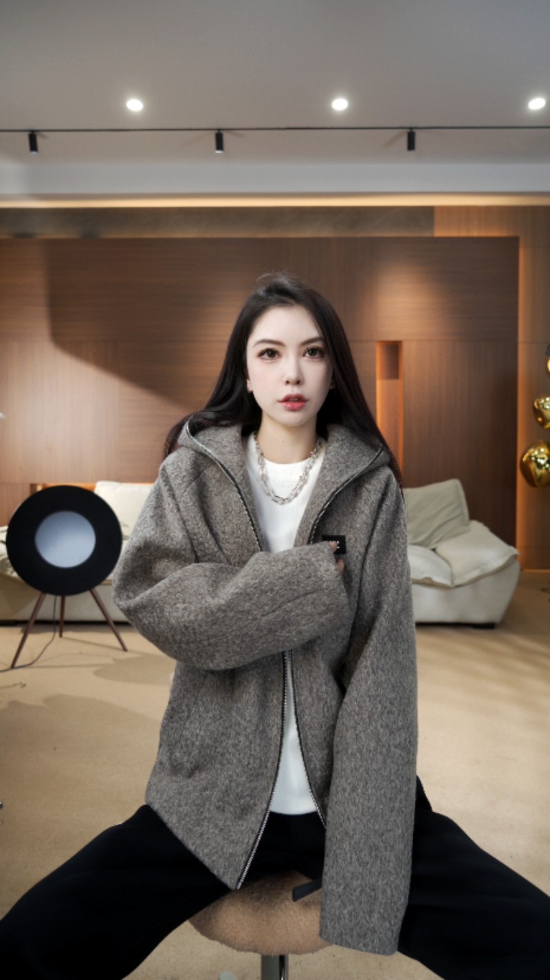 【大美夕】美式秋冬休闲百搭情侣款个性外套W253126