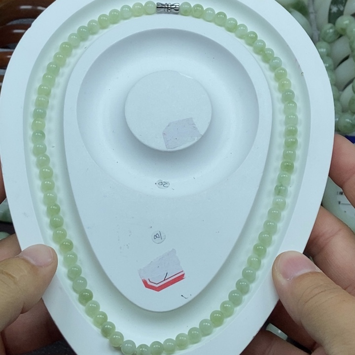 蛇纹石玉未镶嵌手链