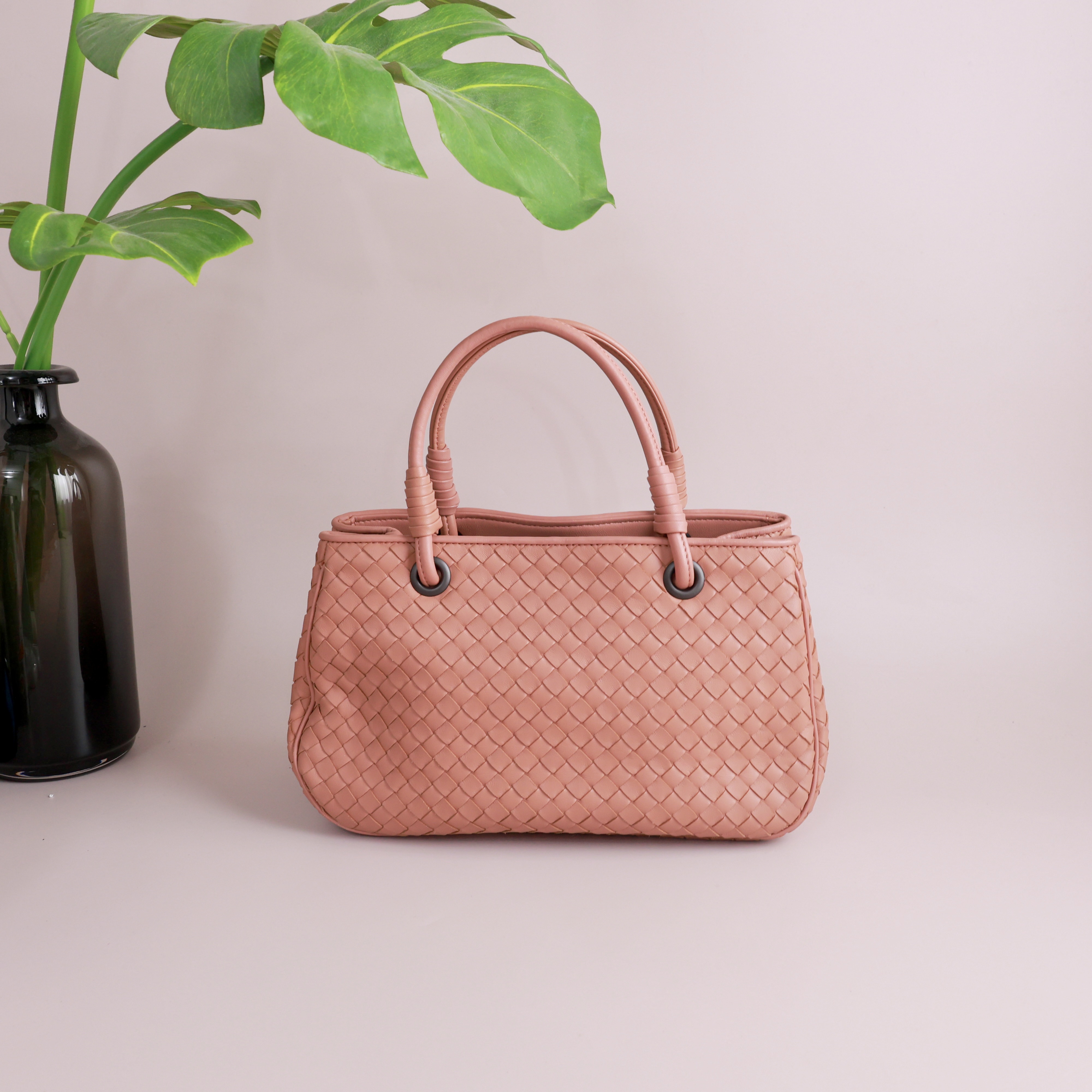 95新 BOTTEGA VENETA/葆蝶家 编织手提单肩包/2580