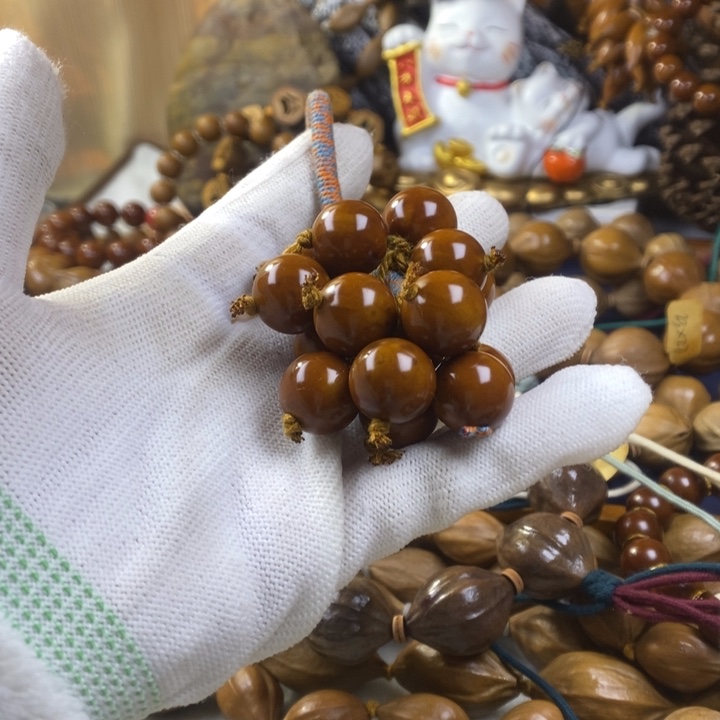 囍***手串/手链橄榄核葡萄挂件