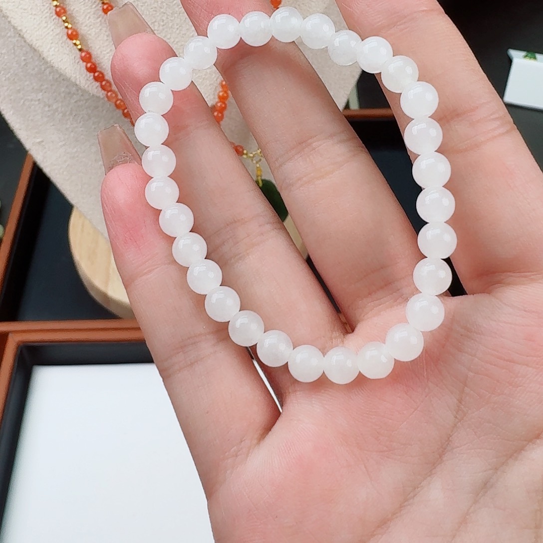 和田玉手串卡6未镶嵌