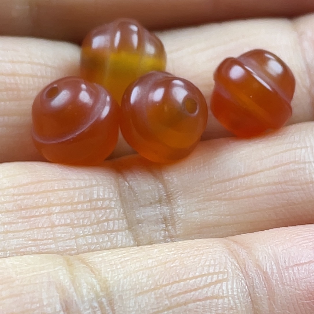 旧***°玛瑙/玉髓未镶嵌颈饰