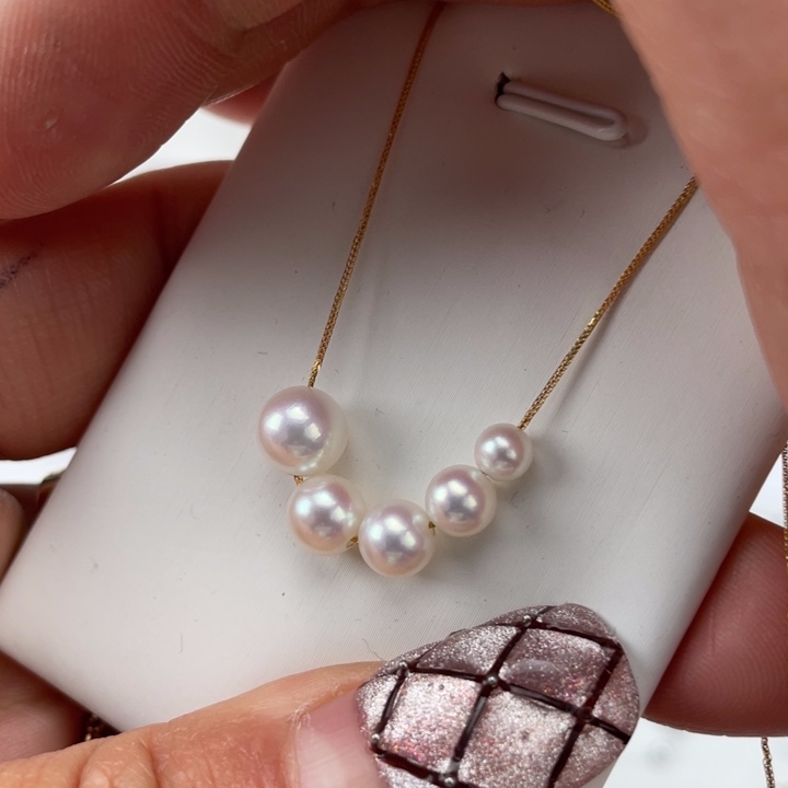 海水珍珠颈饰18K金镶嵌