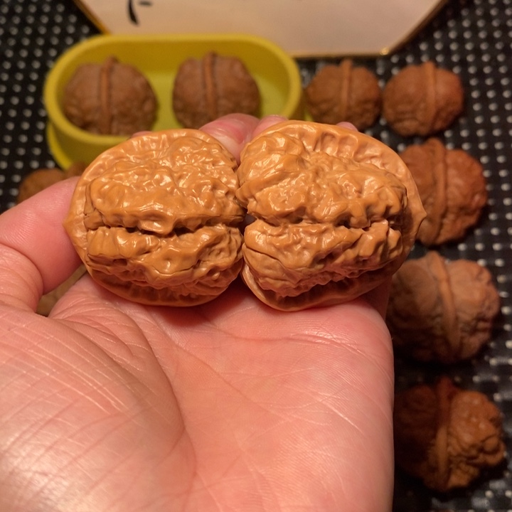 文玩核桃把件开背大腿三角蛙