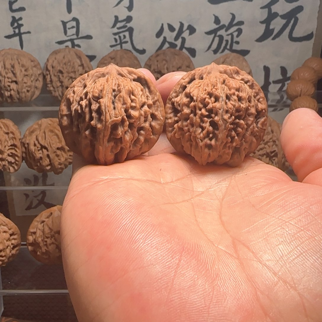 文玩核桃吊坠四座楼4.1+