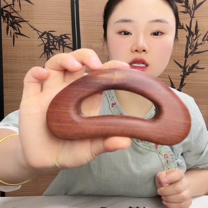 红檀木半圆推板微瑕