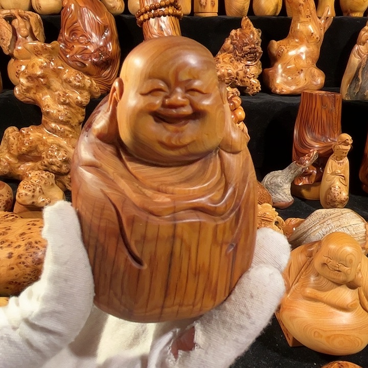 柏木（崖柏）闲***权崖柏 乐乐 手工 镇尺