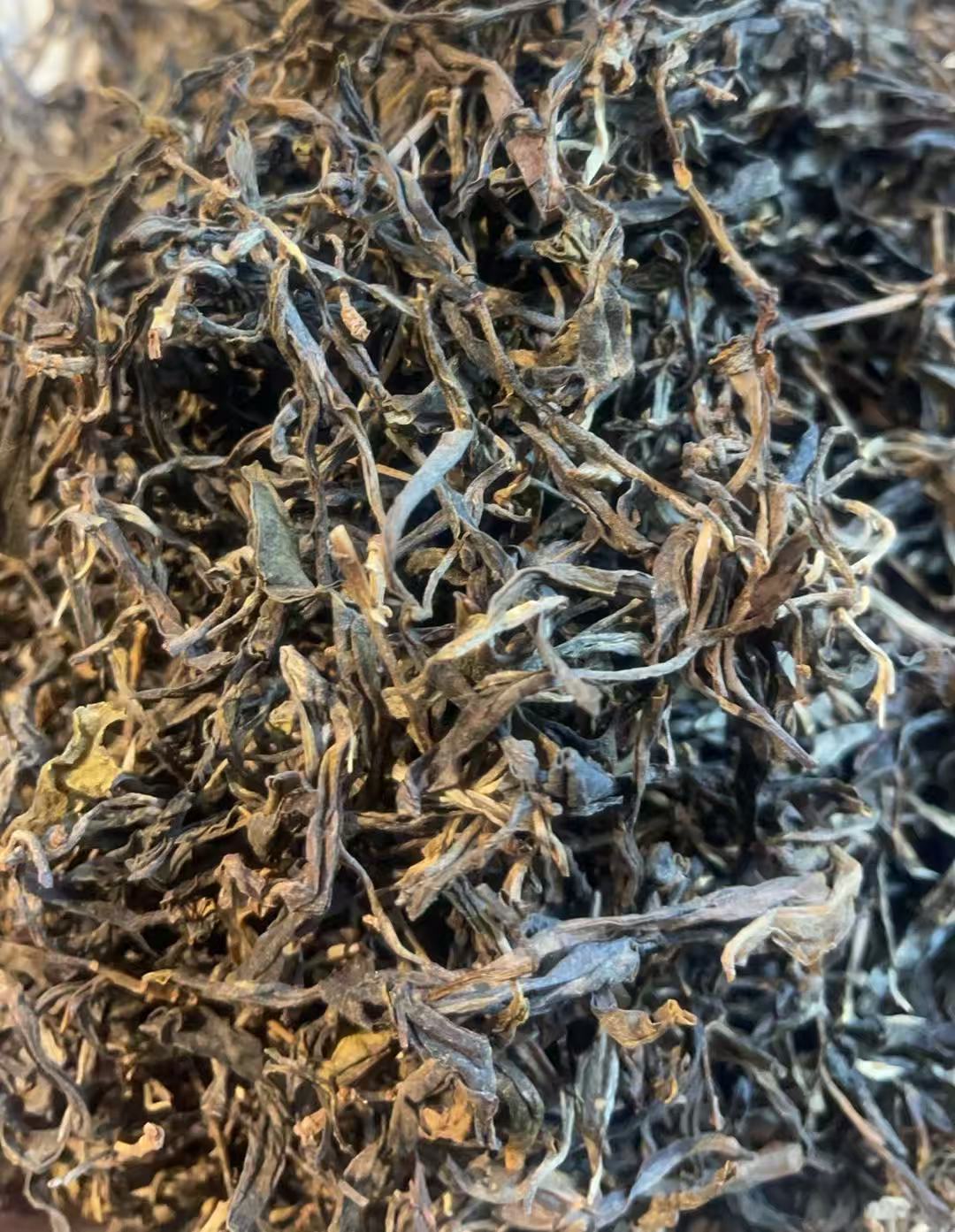 2025年倚邦河边寨细叶单株古树头春散茶100克生茶