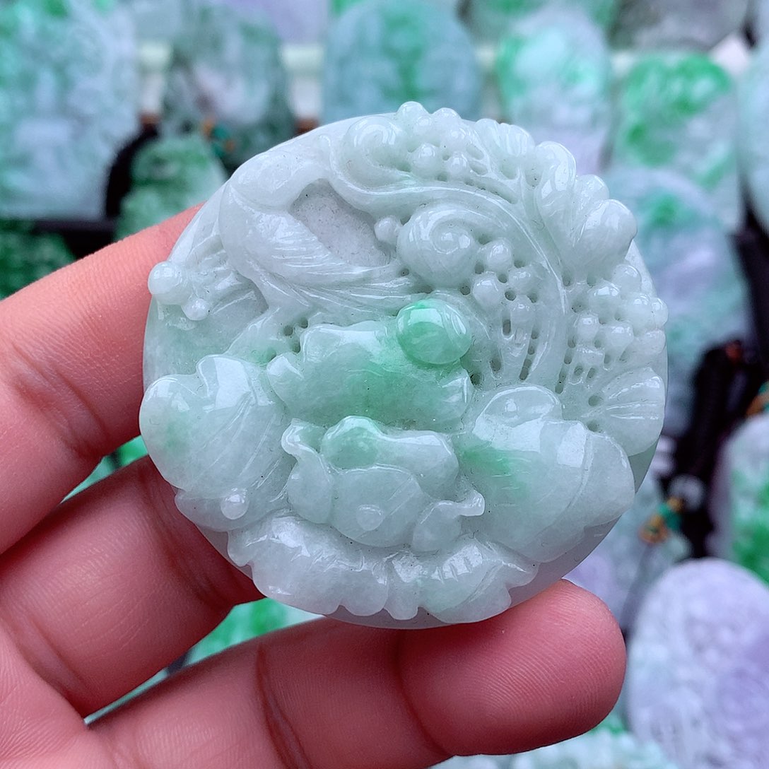 翡翠吊坠(不含链)未镶嵌