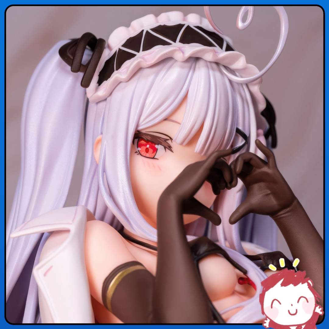 逆流茶会朱鹭咲澪gk手办直播爱心美少女二次元手办女性角色