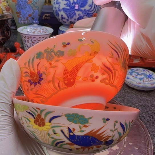 瓷片摆件家居设计的设计