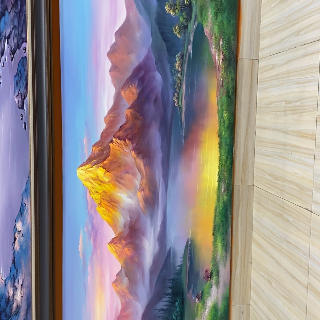 横款金山作品适合客厅