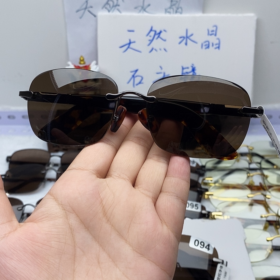 顺***畅分体式高档水晶眼镜008K