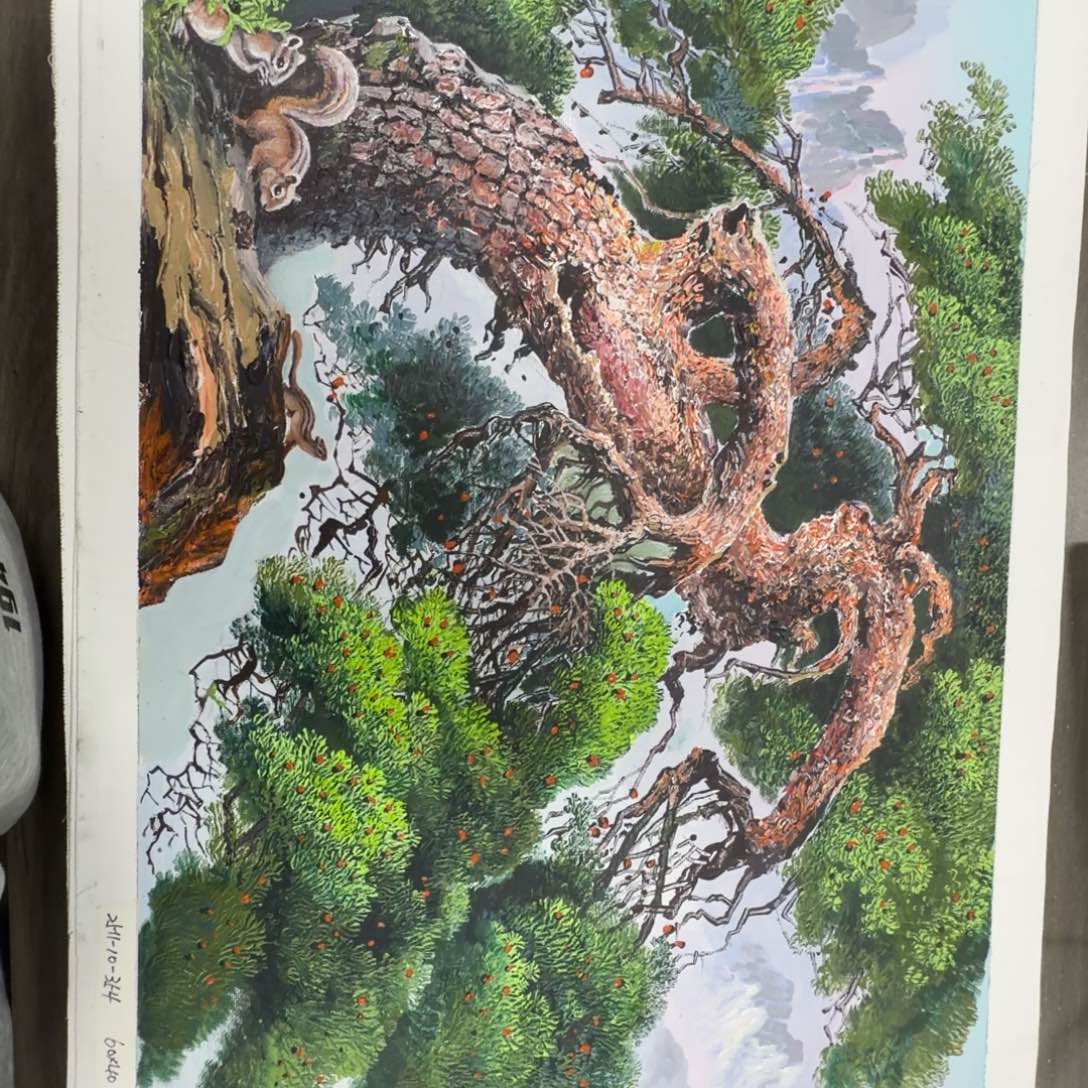 油画加油加油努力加油努力