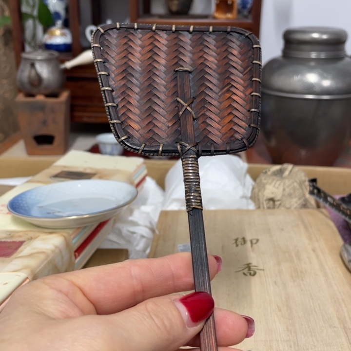 竹中古工艺品摆件