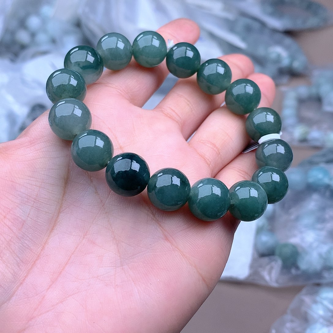 未镶嵌手串定制翡翠手串