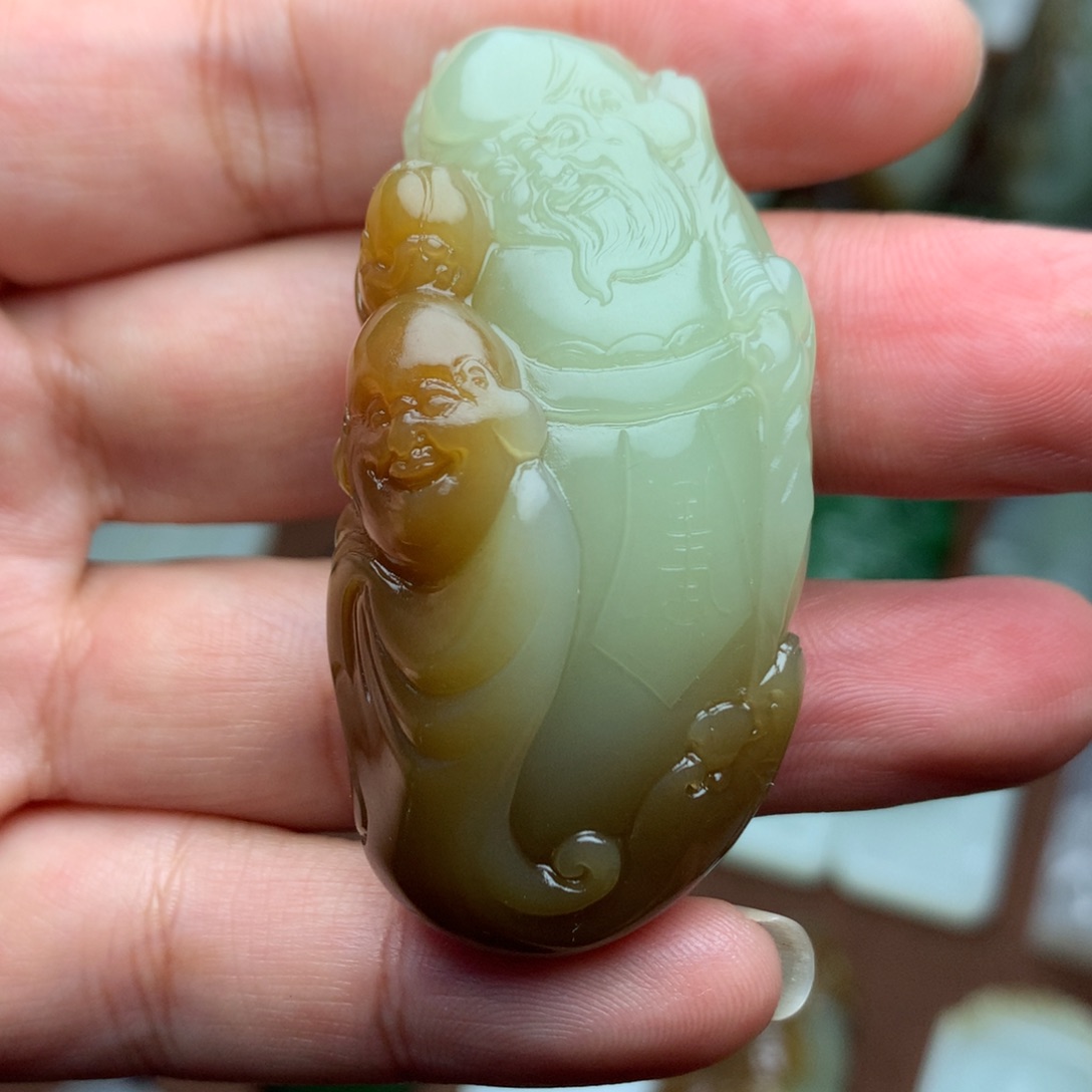 和田玉挂件未镶嵌