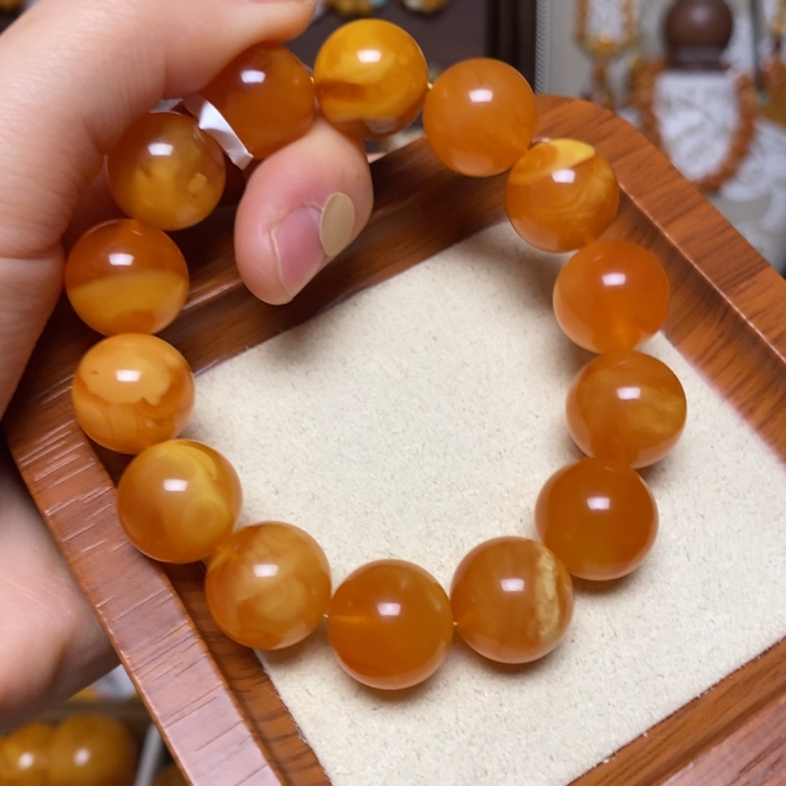 【闪购商品】手链蜜蜡未镶嵌手串