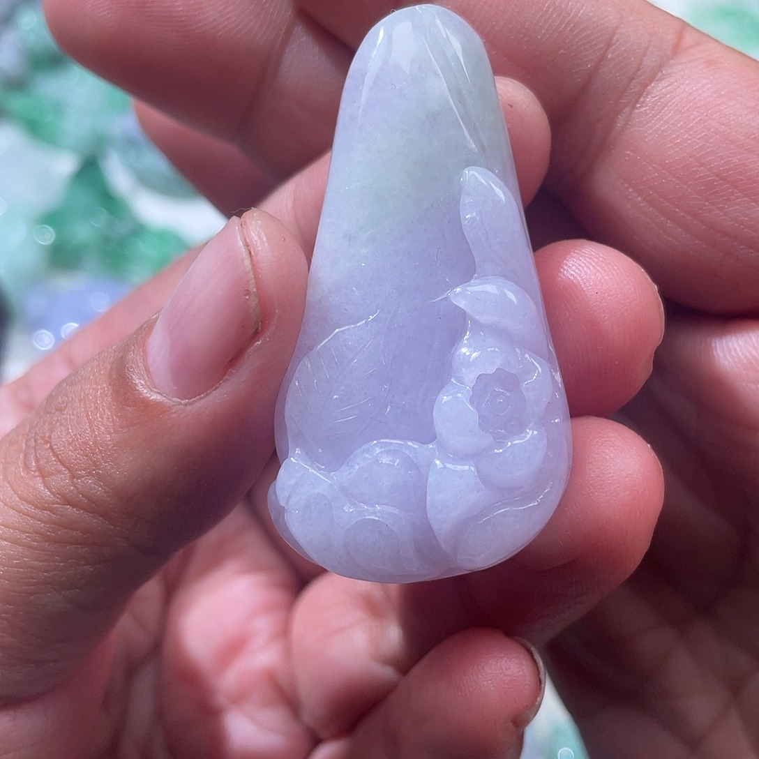 翡翠未镶嵌颈饰翡玉缘翡翠