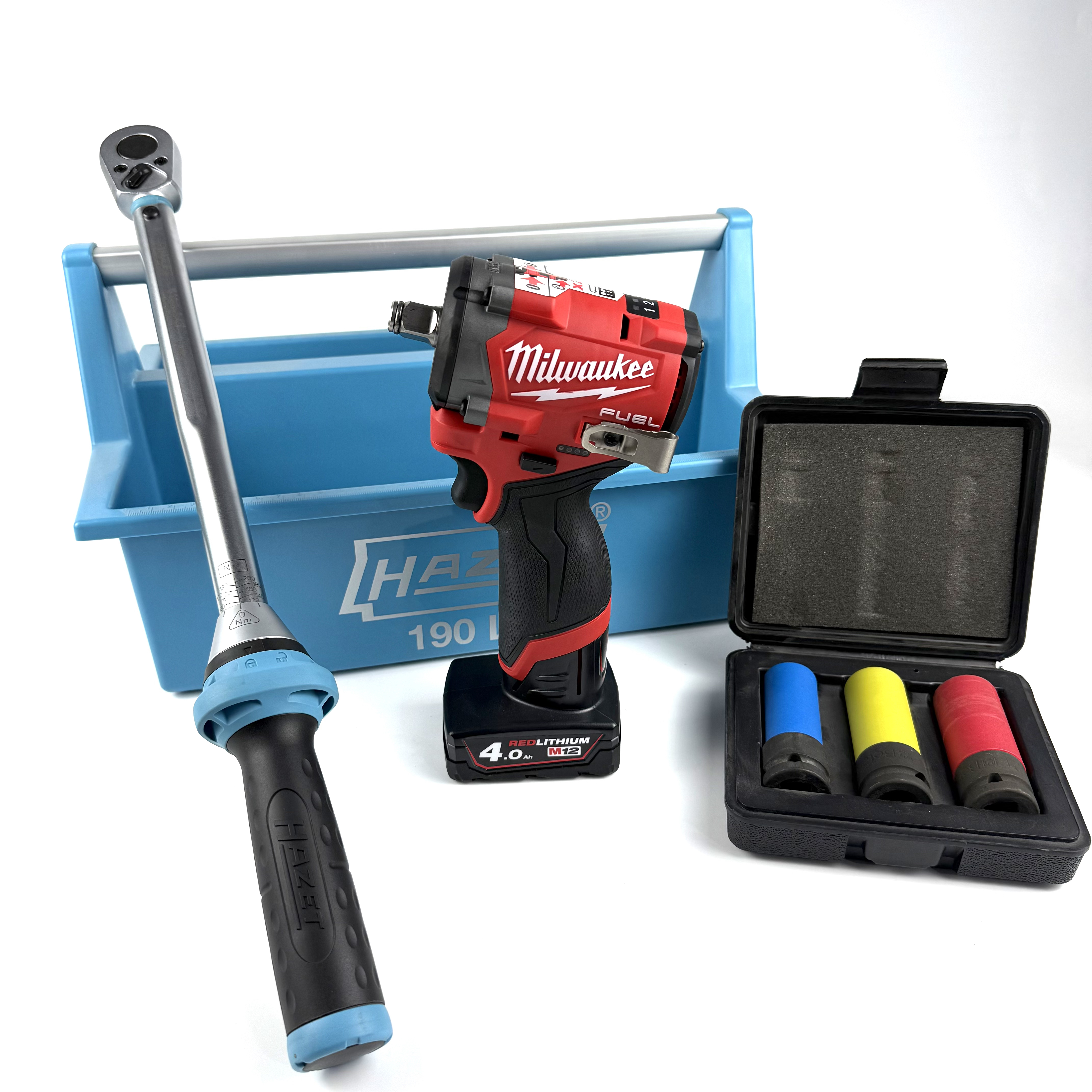 机修轮胎工位四件套（电炮配4.0电池两电一充）