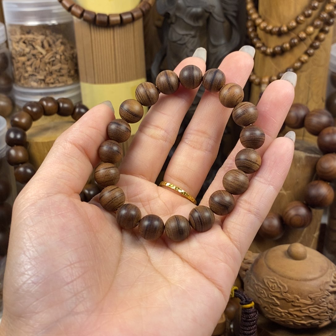 檀香木手串/手链快****鱼老山檀香1.8药香