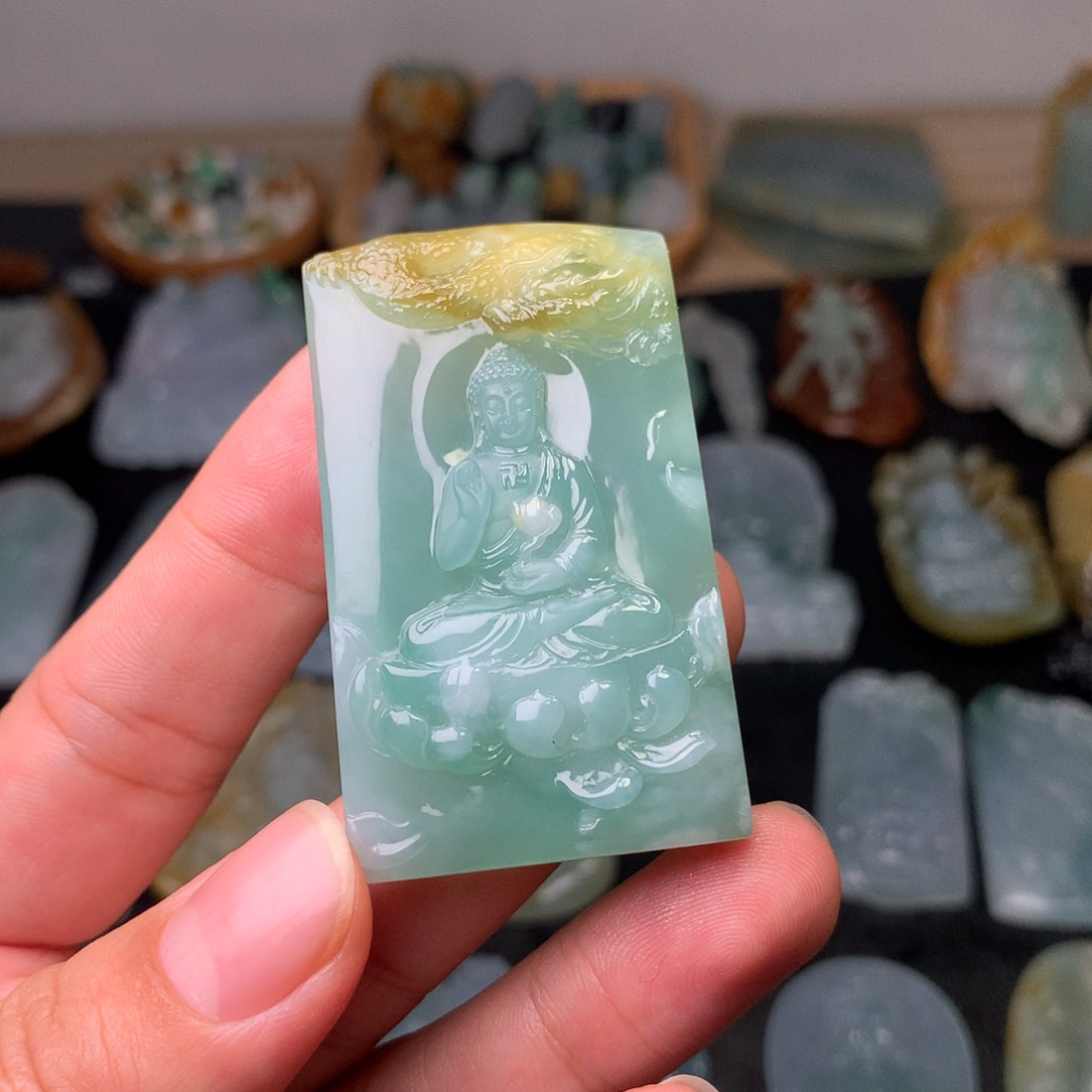 定制翡翠未镶嵌猛*阿米