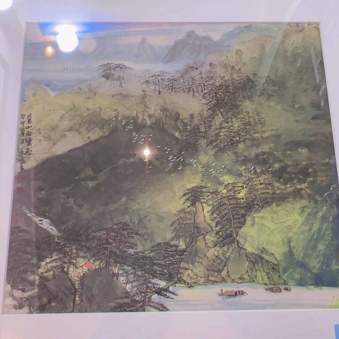 国画当代艺术，展览作品