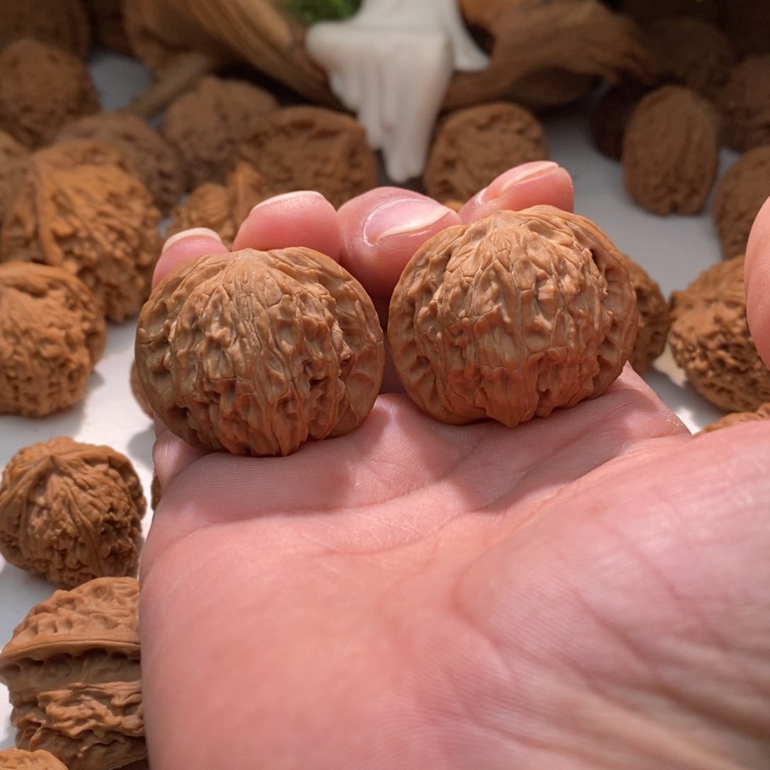 吊坠文玩核桃山地磨盘无药41