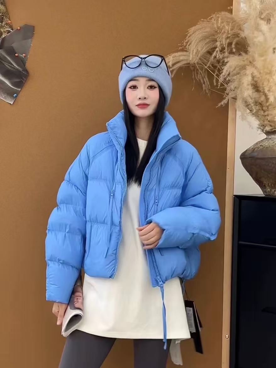 Yuanzhan/媛站立领厚款短款女韩版短纯色时尚冬季