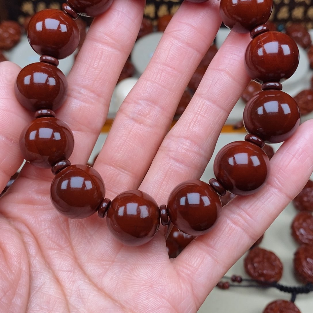 橄榄核吊坠光珠，