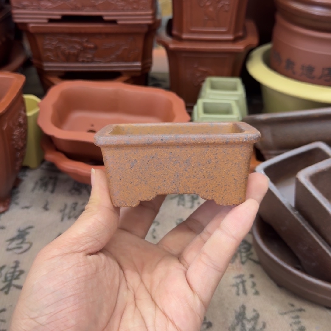 紫砂花盆宜兴紫砂正品7.5x6x2.8