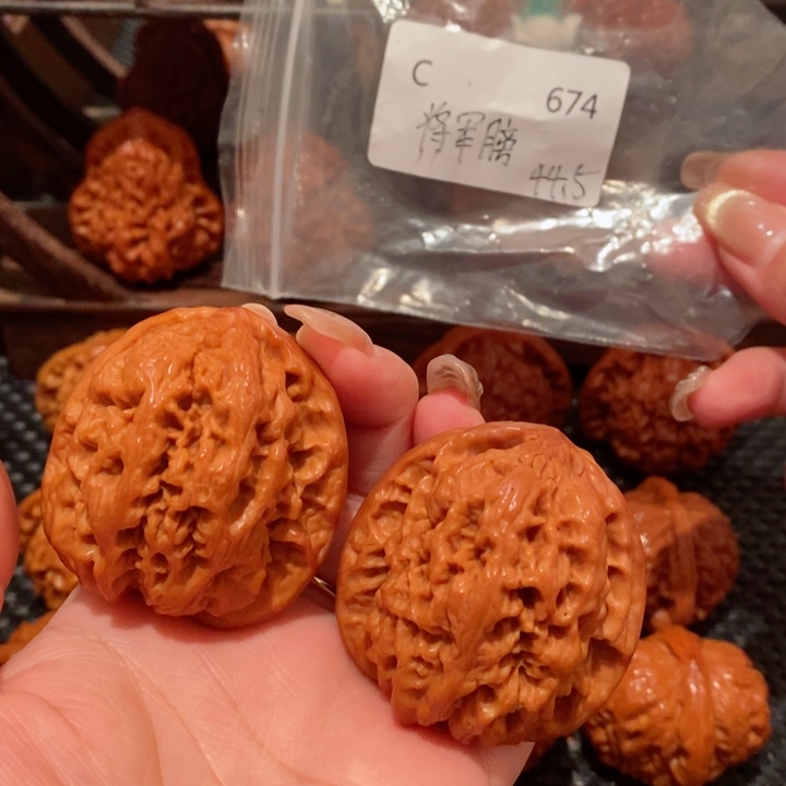 文玩核桃把件五**将精品