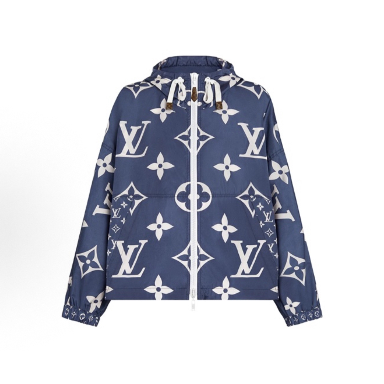未使用 LouisVuitton/路易威登 34码/百慕大满印 冲锋衣夹克外套