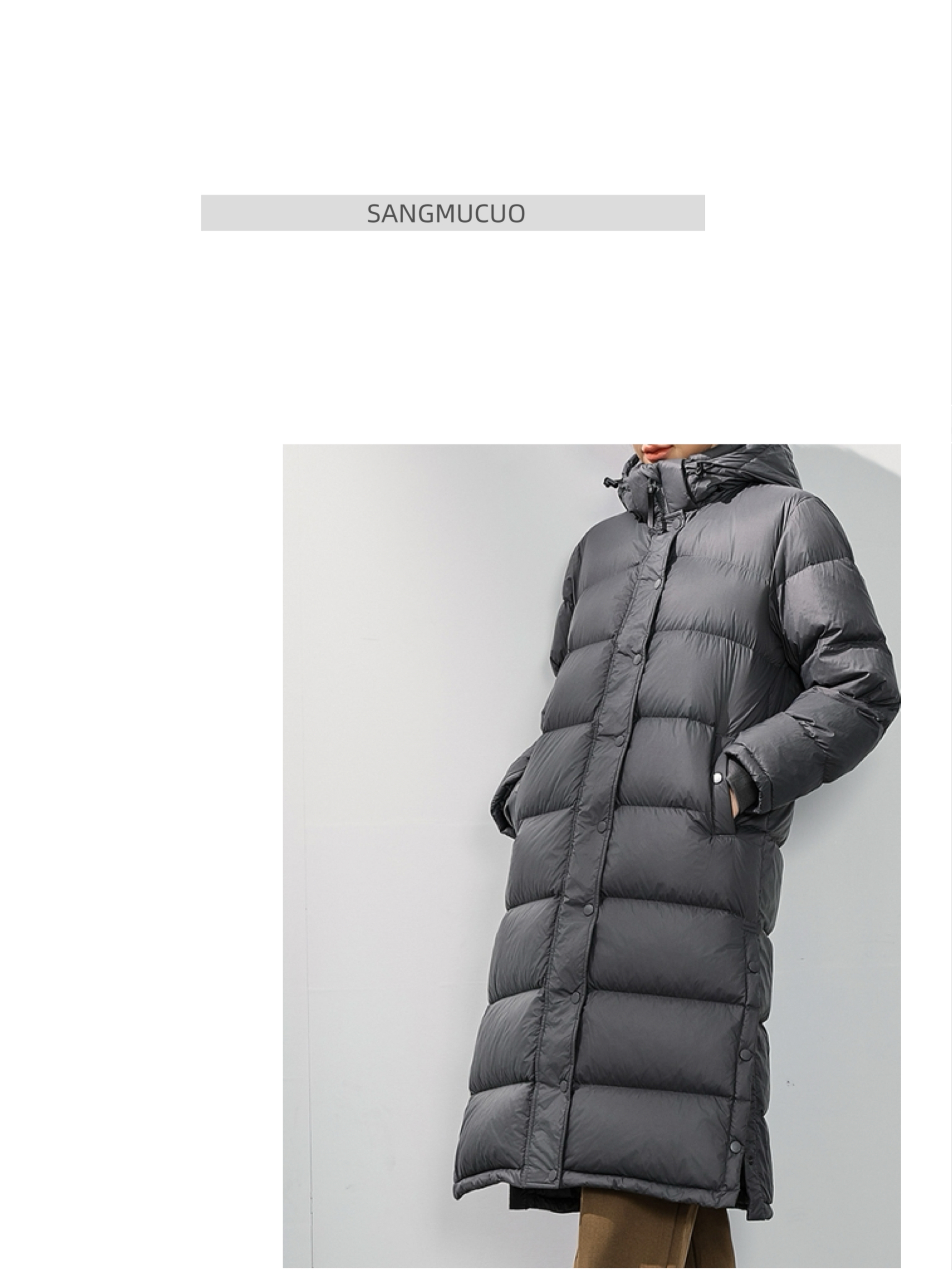 SMC【25｜新款连帽过膝鹅绒外套】休闲